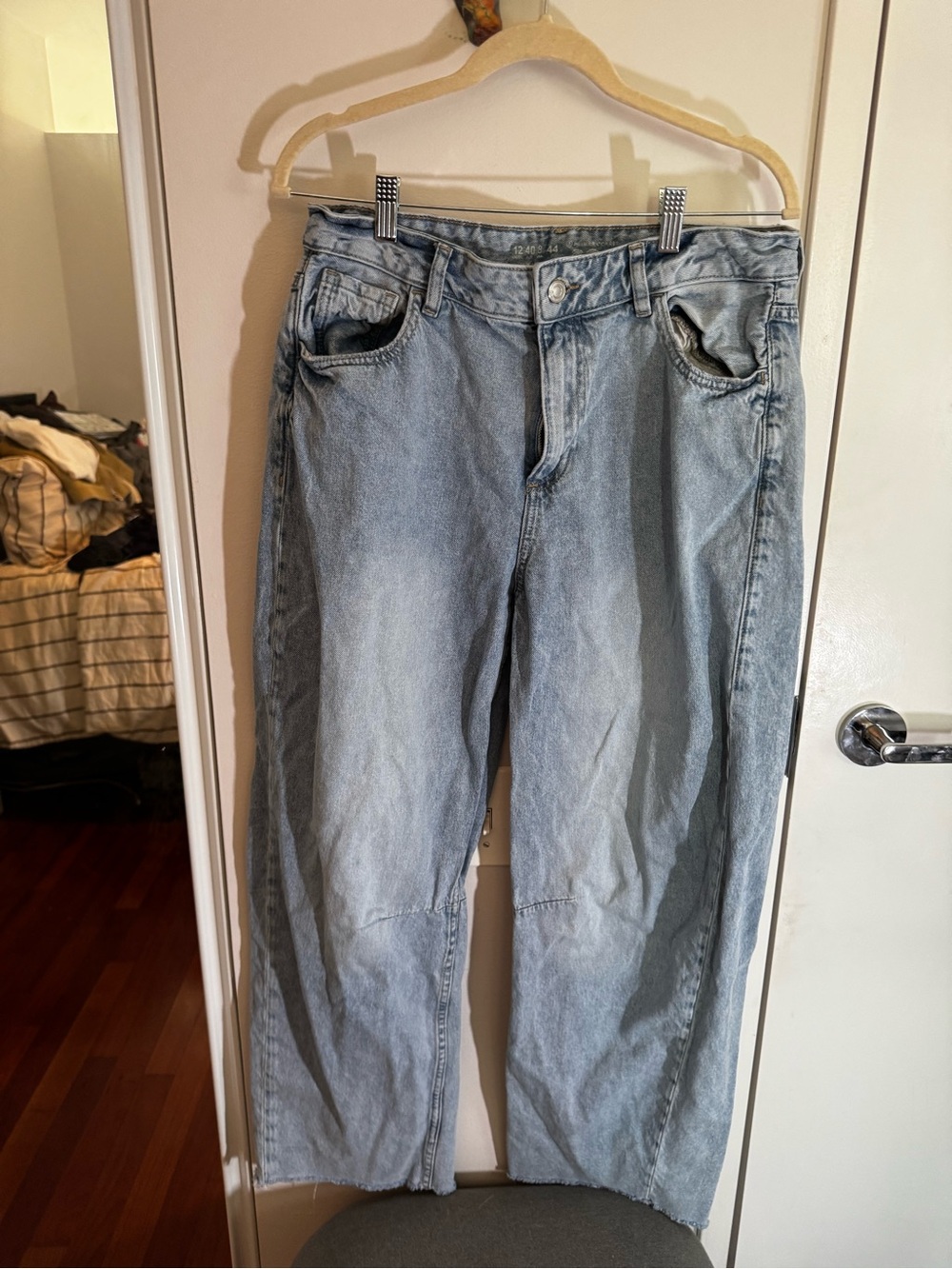 Primark Light Blue Barrel Leg Women's Jeans